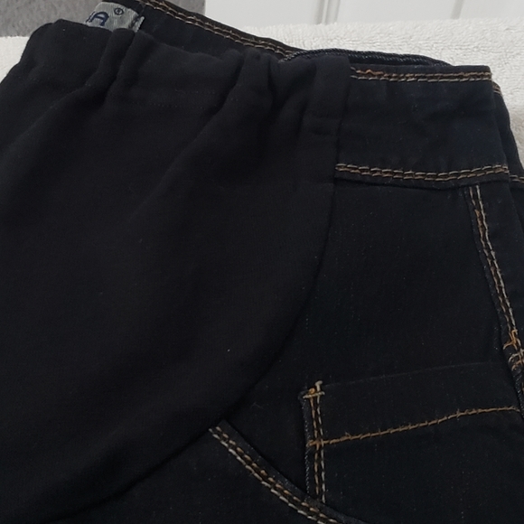 Gracia denim Maternity pull on skinny jeans black NWOT size 4 - Picture 14 of 14